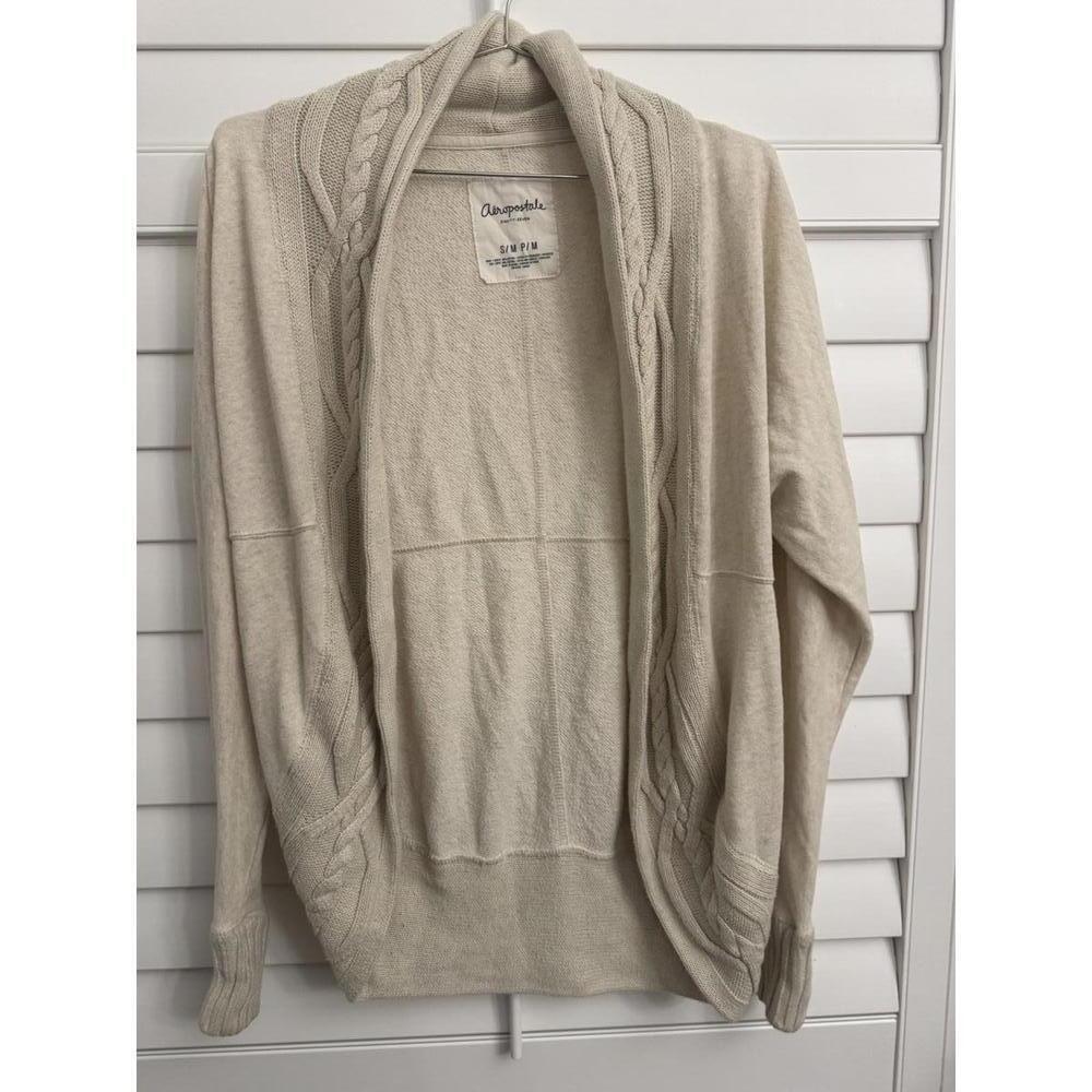 Aeropostale cable knit cocoon sweater size S/M